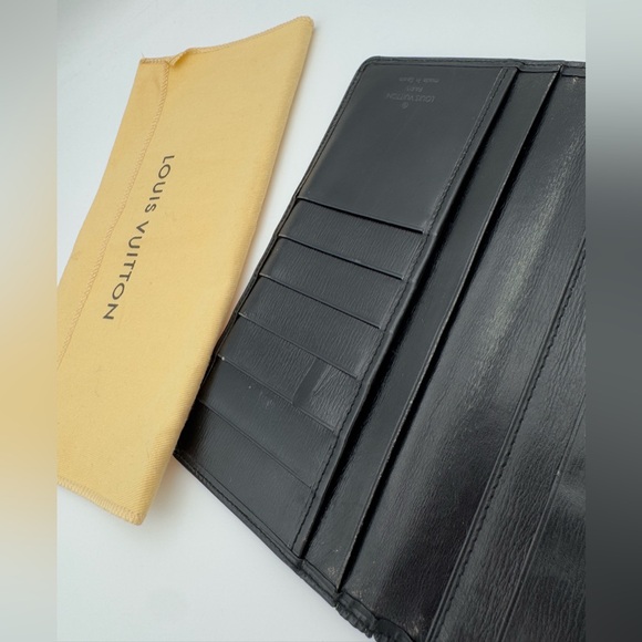 Louis Vuitton Black Epi Leather Brazza Wallet - Picture 6 of 8